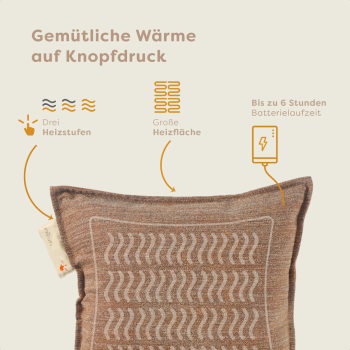 Pleafs Heizkissen Boho 45x45cm Spiced Cider, 1 Stk